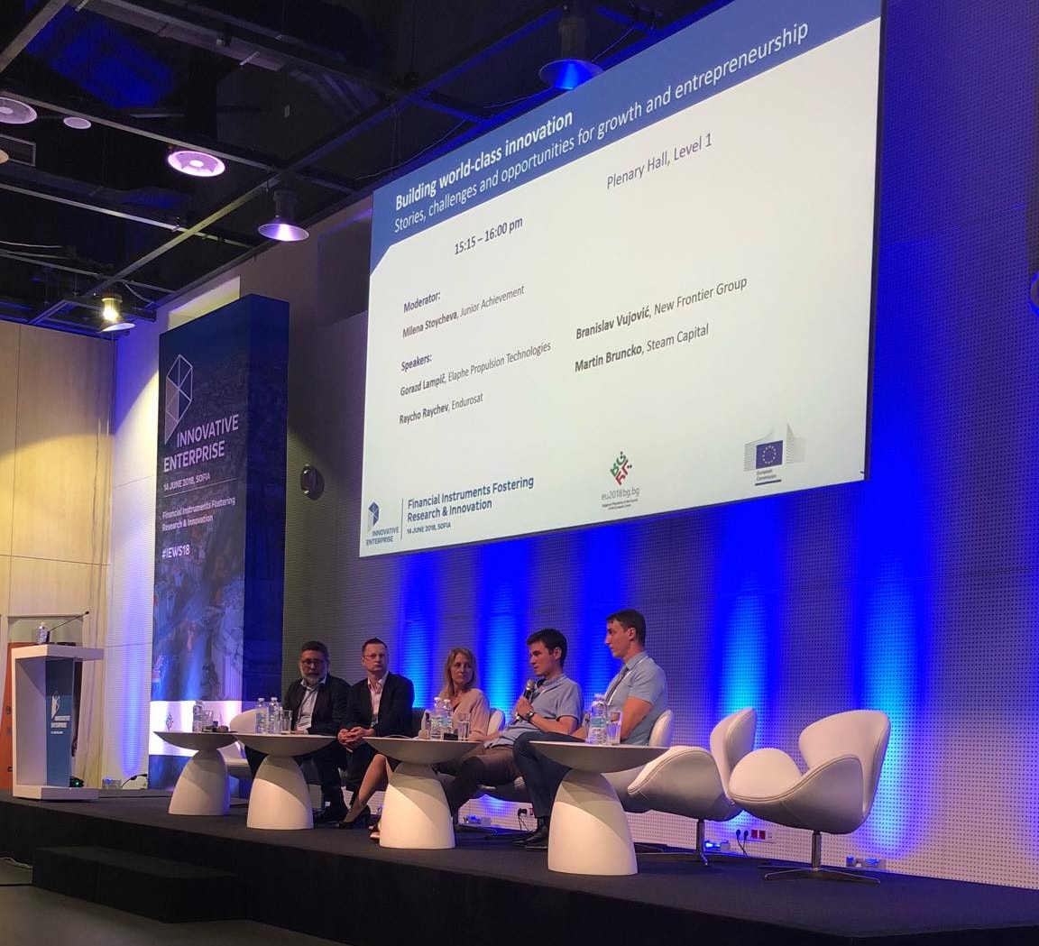 EnduroSat presenting at the Innovative Enterprise Week Sofia 2018