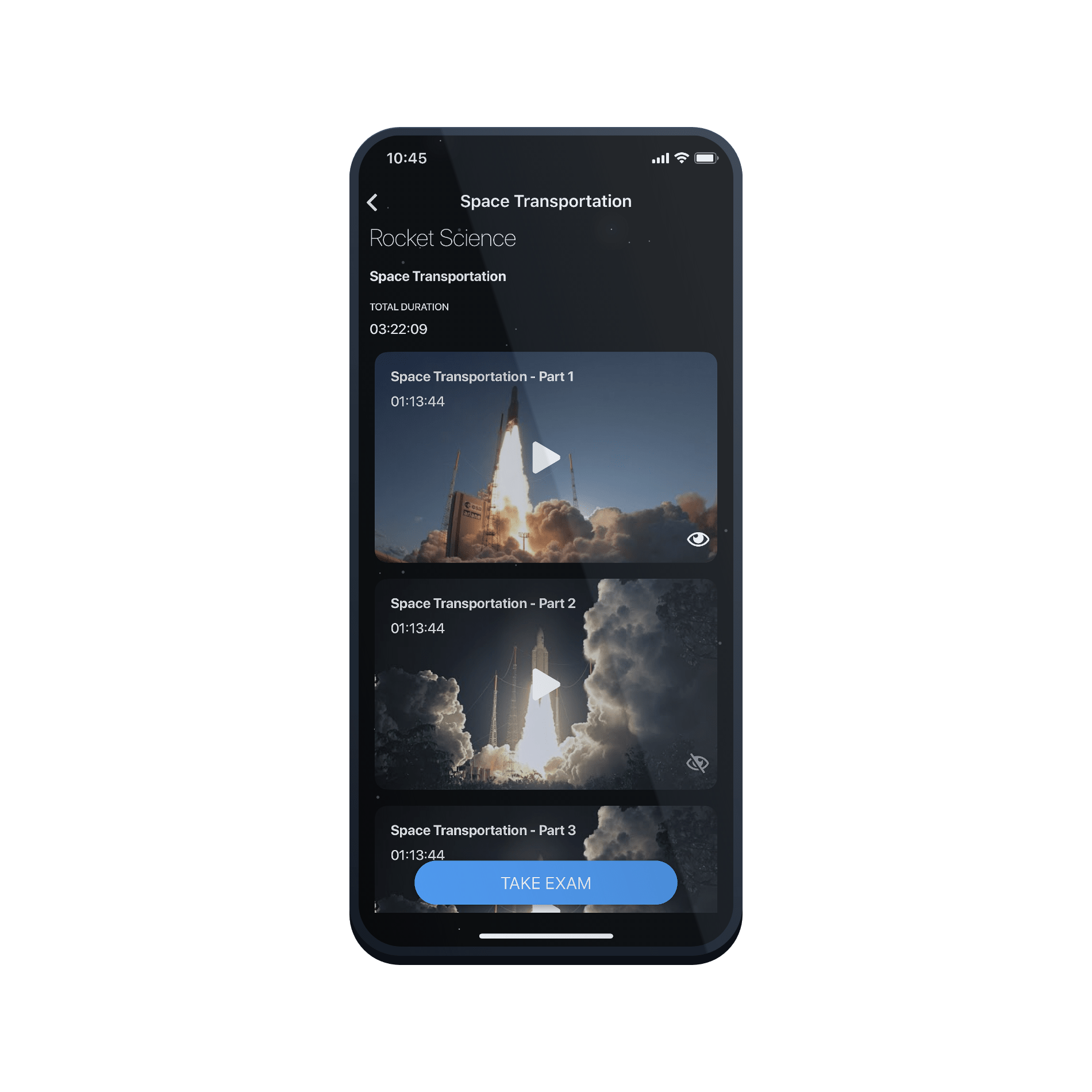 spaceport ios app screenshot