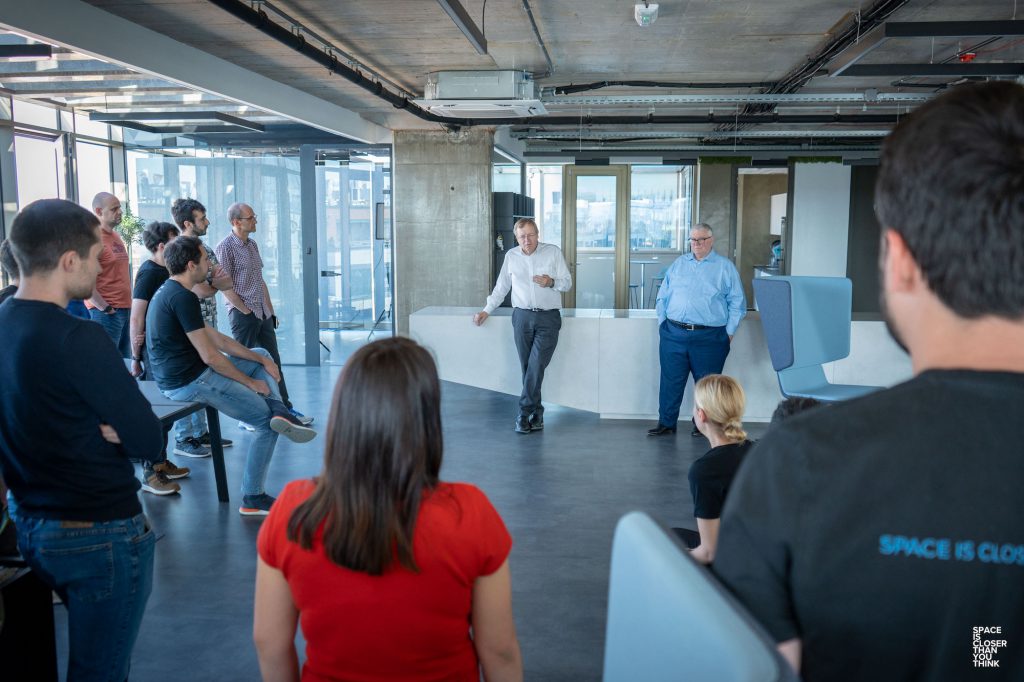 Dr. Jan Wörner and Kevin O'Connell at our Space HQ-2