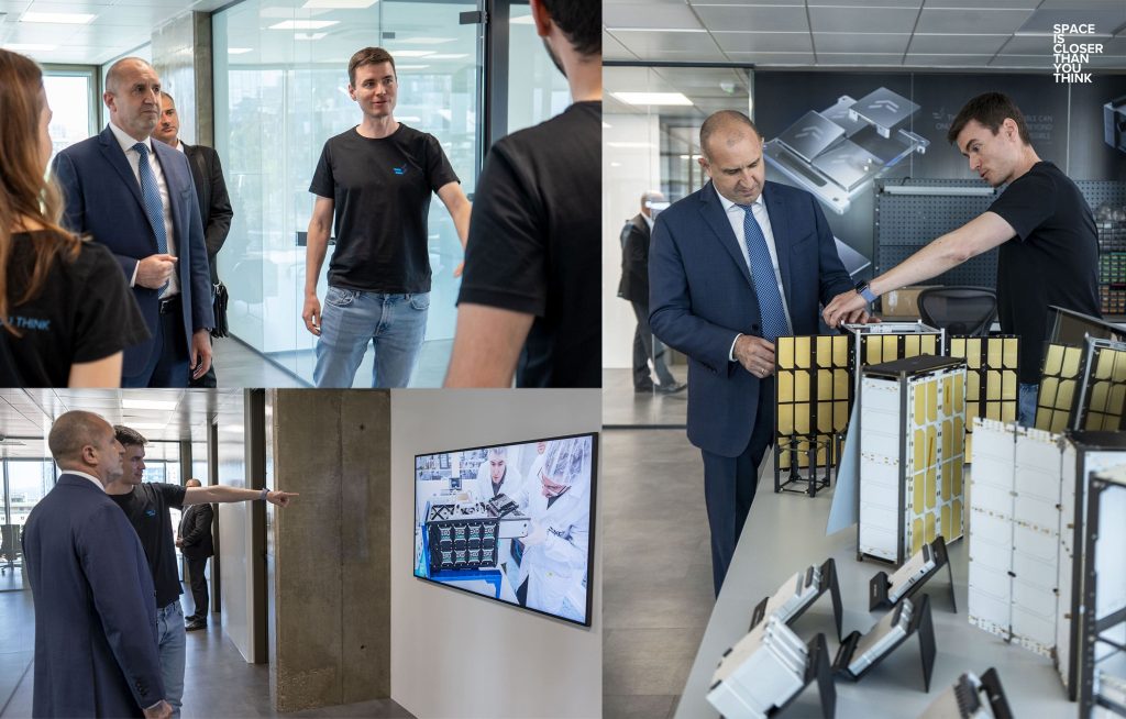 The President of Bulgaria-Rumen-Radev-visits our Space HQ