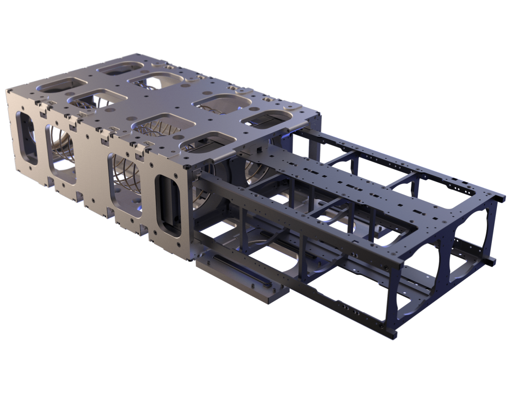 6U Test Pod-cuebsat-endurosat