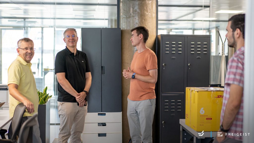 Frank Thellen and Freigeist team visit endurosat HQ