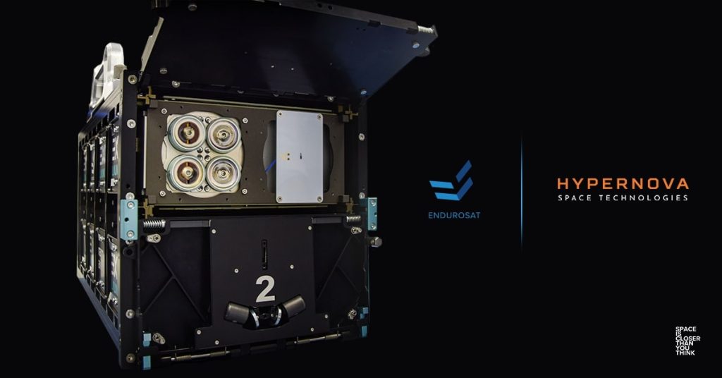 Hypernova to test cutting-edge propulsion via EnduroSat's Space Service