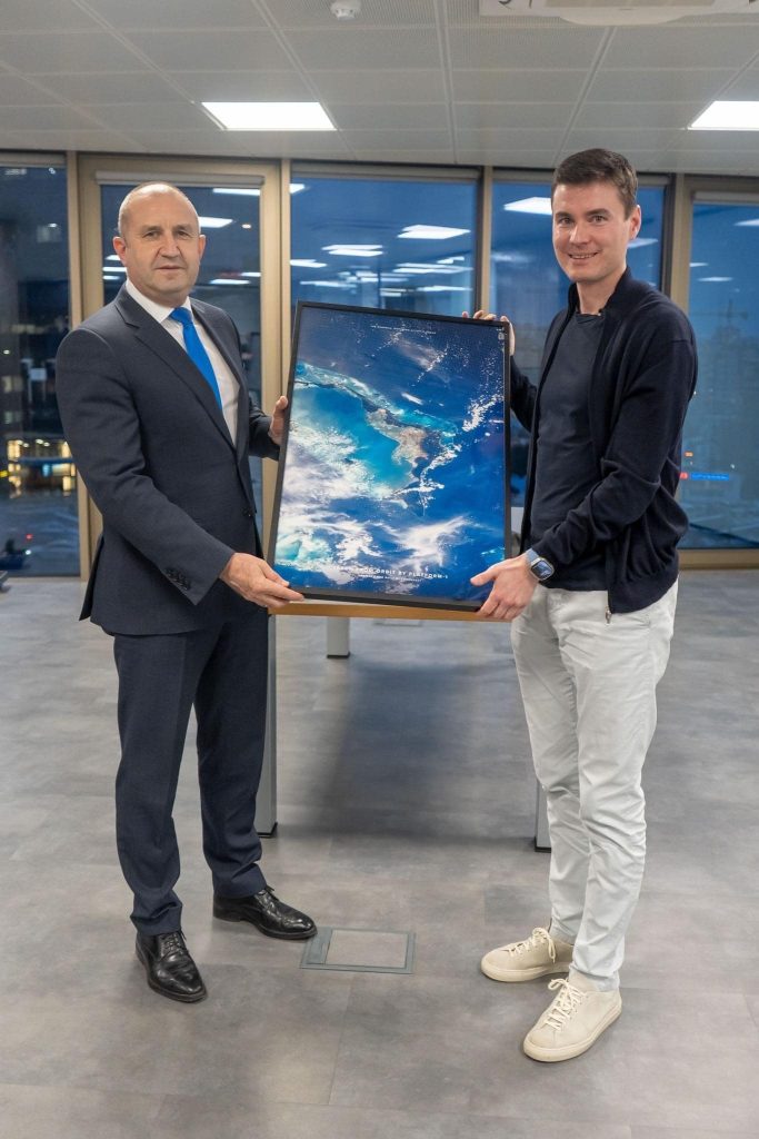 President of Bulgaria at our Space HQ-2023-3