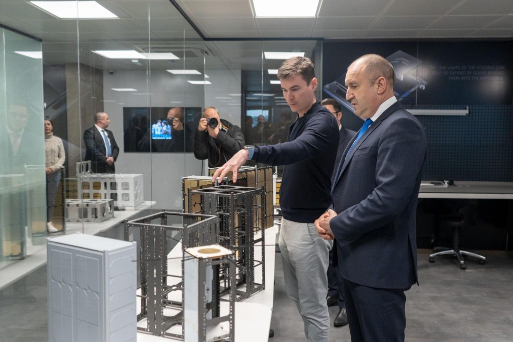 President of Bulgaria at our Space HQ-2023-3