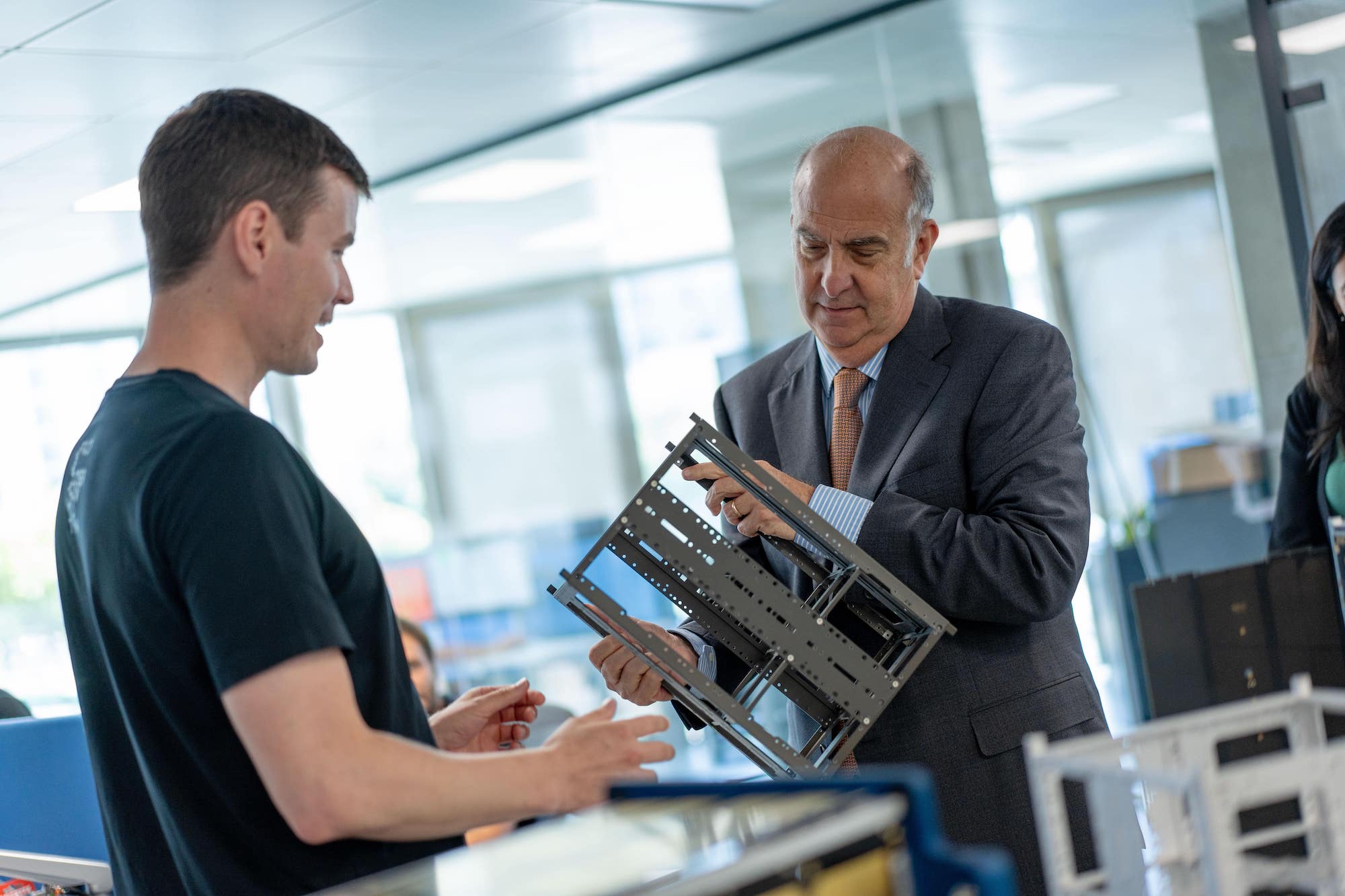 U.S. Ambassador Kenneth Merten visits EnduroSat HQ raycho raychev ceo