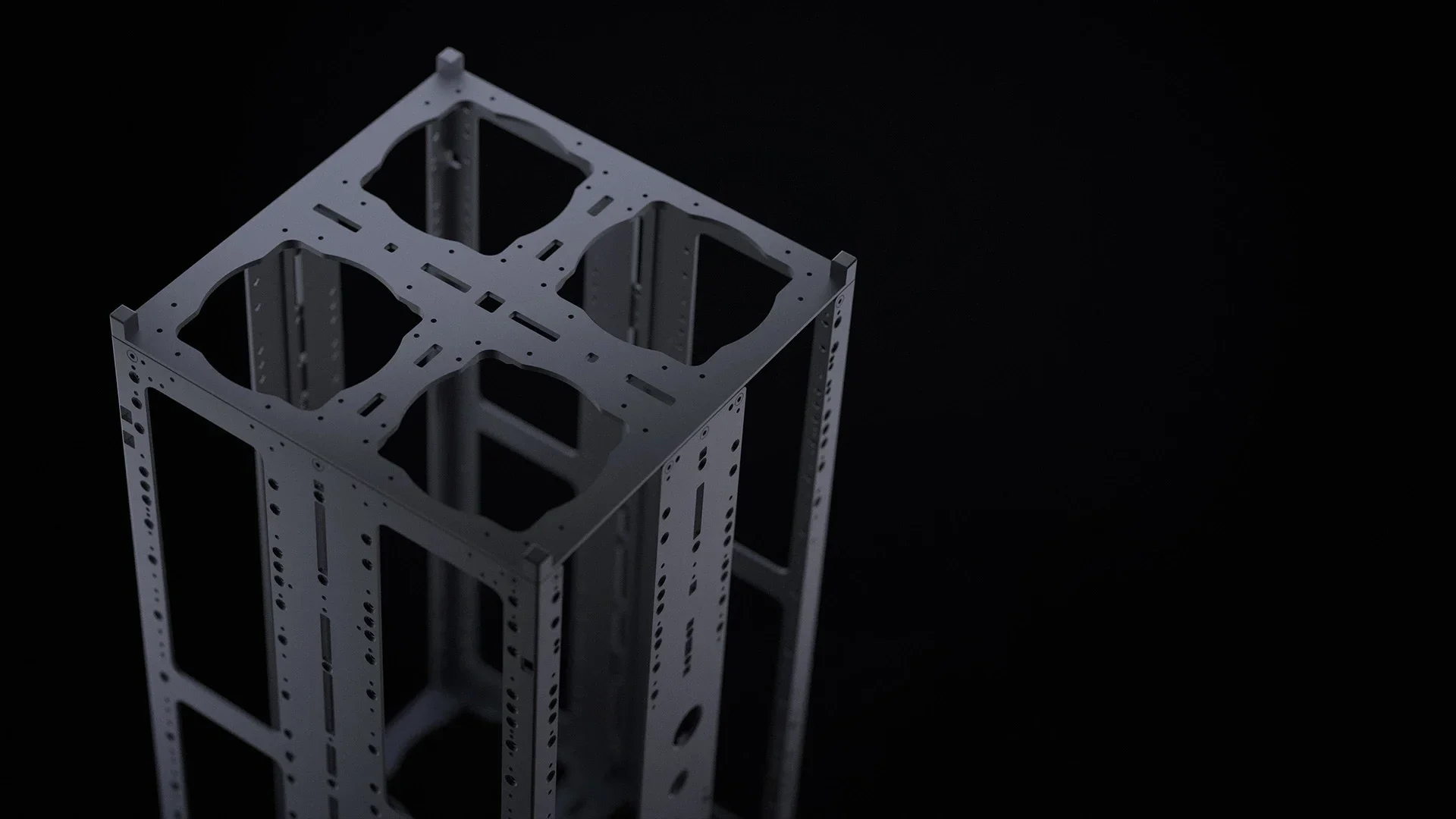 16U CubeSat Structure Web render 4 e1710845919851
