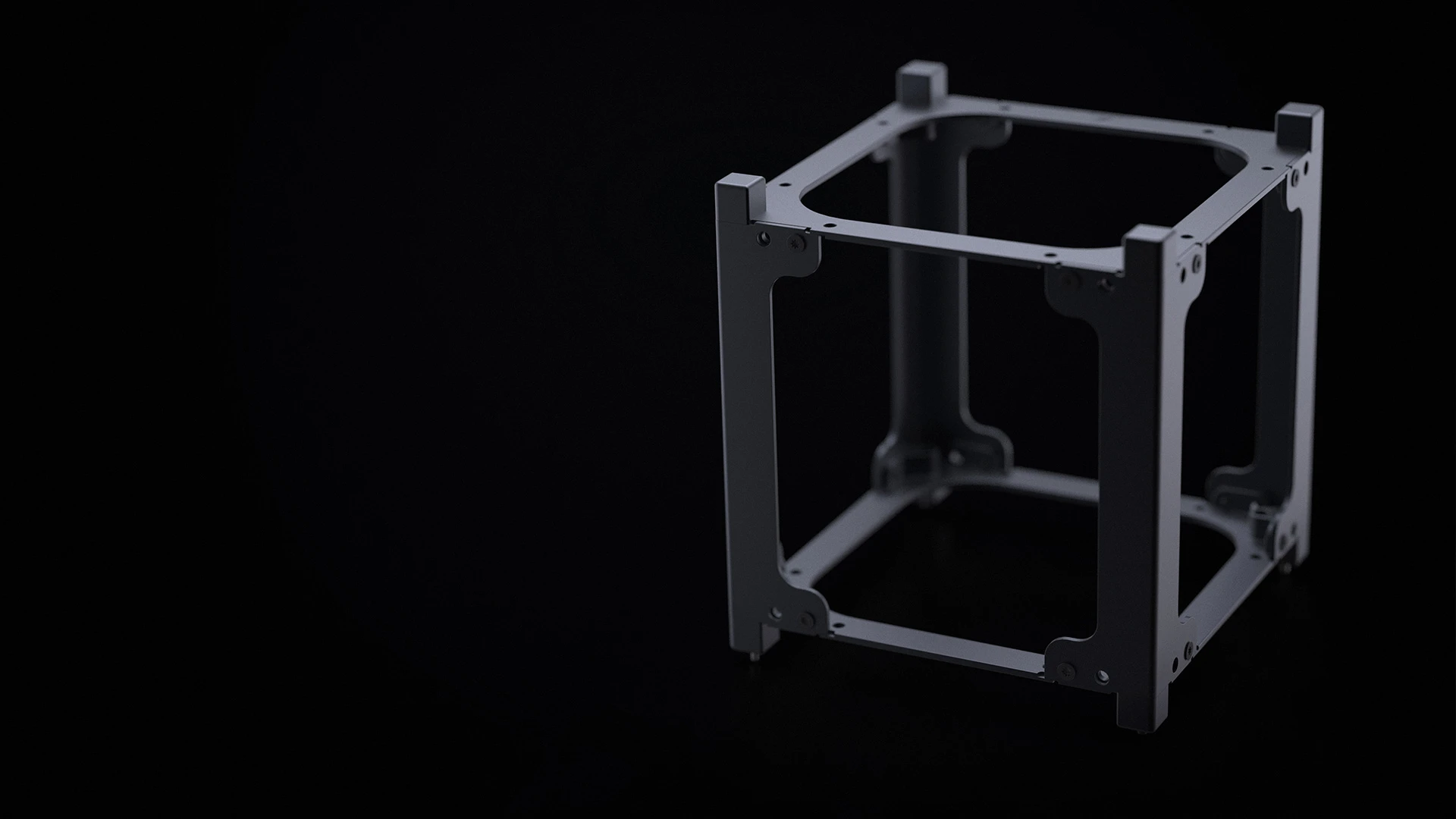 1U CubeSat Structure Web render 5