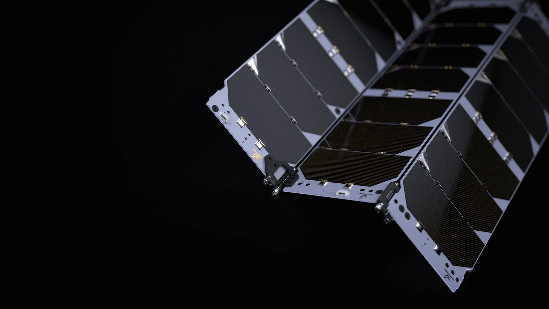 3U X Y Deployable Solar Array web render 5