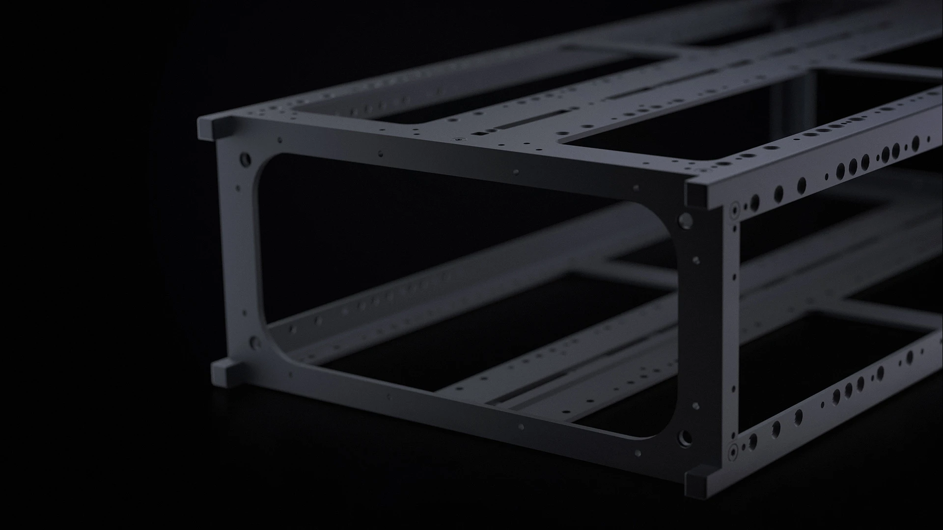 8U CubeSat Structure Web render 1