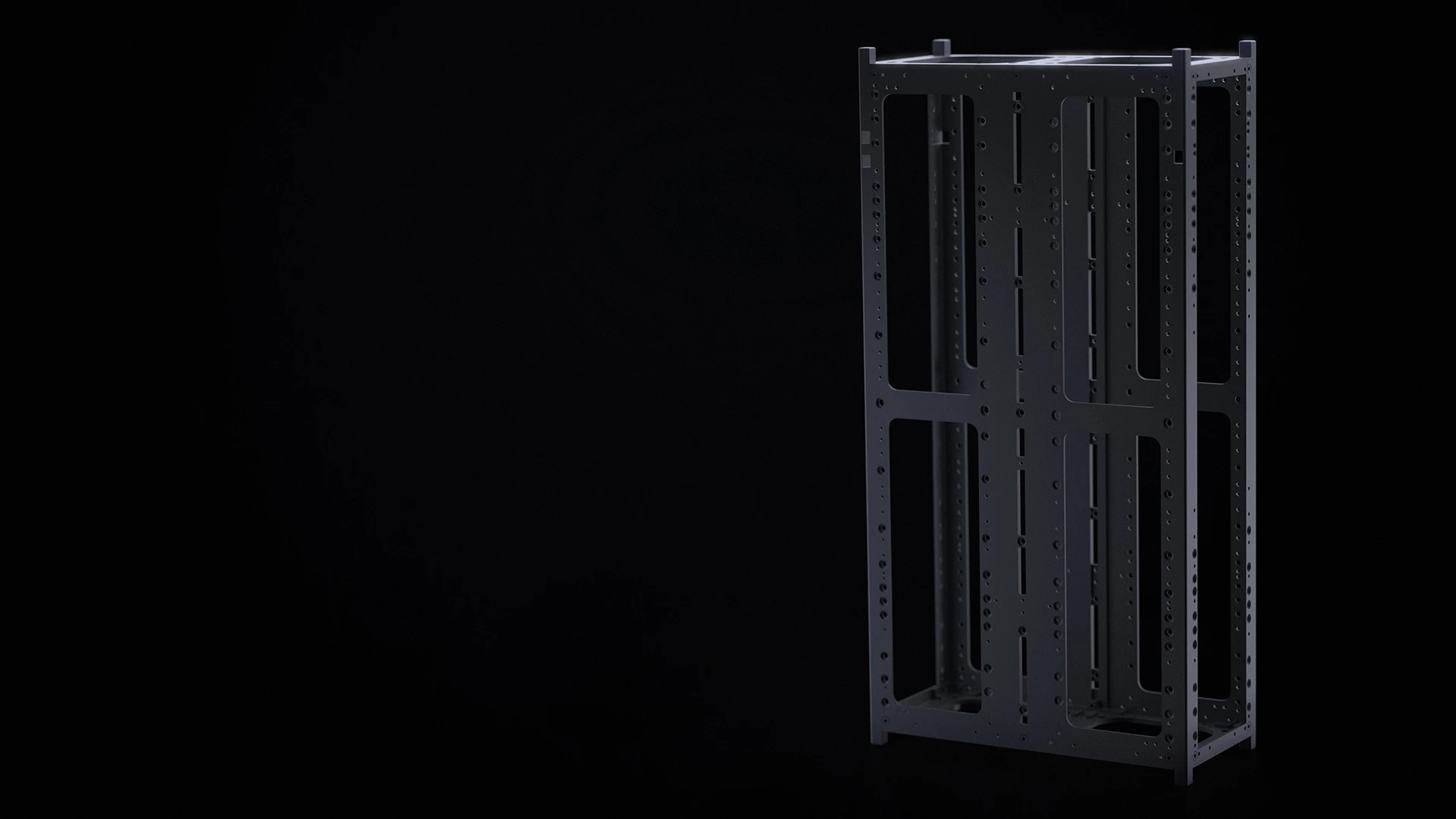 8U CubeSat Structure Web render 4